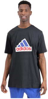 adidas T-Shirts Adidas , Black , Heren - 2Xl,Xl,L,M,S,Xs