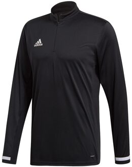 adidas T19 1/4 Longsleeve Heren - Zwart - maat S