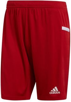 adidas T19 Knitted Short Heren - Rood - maat L