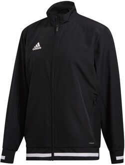 adidas T19 Woven  Sportjas - Maat L  - Mannen - zwart/wit