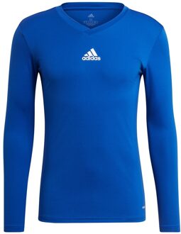 adidas Team Base Tee  - Blauw - Heren - maat  L