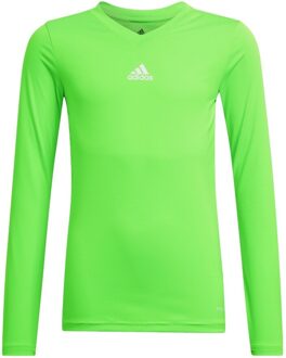 adidas Team Base Tee Youth - Groen - Kinderen - maat  128