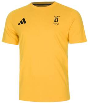 adidas Team FI Tee T-shirt Heren geel - S,XL