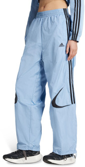 adidas Teamgeist Adicolor Broeken Dames - Blauw - Maat 36 - Nylon Blue