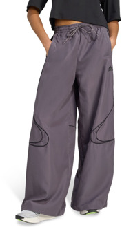 adidas Teamgeist Adicolor Oversized Track Pant Broeken Dames - Grijs - Maat 36 - Poly Mesh Grey