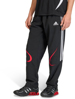 adidas Teamgeist Adicolor Trackpant Broeken Heren - Zwart - Maat S - Poly Mesh Black