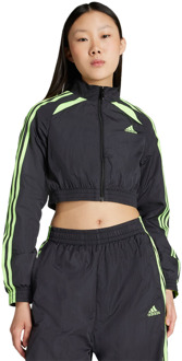 adidas Teamgeist Adicolor Trainingspakken Dames - Zwart - Maat 40 - Nylon Black