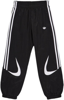 adidas Teamgeist Broeken Kinder - Zwart - Maat 129 - 134 CM - Poly Woven Black