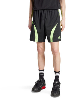 adidas Teamgeist Korte Broeken Heren - Zwart - Maat XXL - Poly Jersey Black