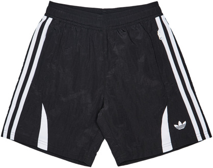 adidas Teamgeist Korte Broeken Kinder - Zwart - Maat 129 - 134 CM - Poly Woven Black