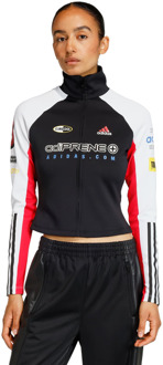 adidas Teamgeist Long-sleeve Top T-shirts Dames - Zwart - Maat 42 - Mesh/Synthetisch Black