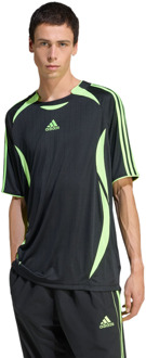 adidas Teamgeist T-shirts Heren - Zwart - Maat L - Poly Jersey Black