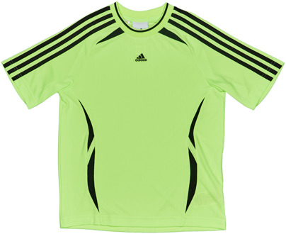 adidas Teamgeist T-shirts Kinder - Groen - Maat 123 - 129 CM - Poly Jersey Green