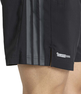 adidas techess 3s shor training short heren - Zwart - M