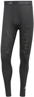 adidas TechFit Cold Dry Thermobroek Heren M Zwart