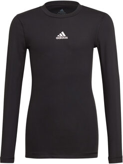 adidas Techfit Long Sleeve Tee Youth - Compressieshirt Kinderen Zwart - 128