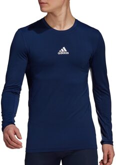 adidas Techfit Long Sleeve Top  - Compressieshirt Blauw - XL