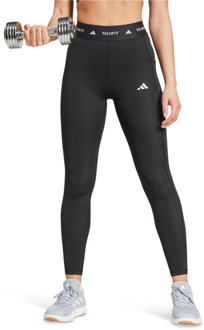 adidas Techfit Stash Pocket Full-length Leggings Leggings Dames - Zwart - Maat 32 - Poly Mesh Black