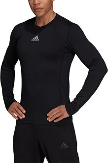 adidas Techfit warm Long Sleeve Top - Zwart Compressieshirt - 3XL
