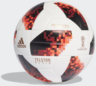 adidas Telstar Top Replique - Voetbal - Wit/Rood/Zwart - Maat 5