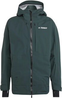 adidas Terrex 3-Layer Ski/Snowboardjas Heren M Donkergroen