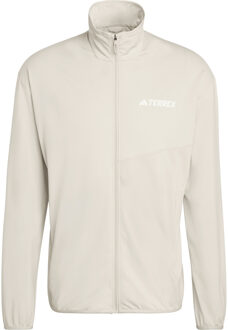 adidas Terrex Full-Zip Fleece Vest Heren L Beige