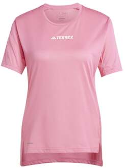 adidas Terrex MT Hardloopshirt Dames-Pink - XS,M