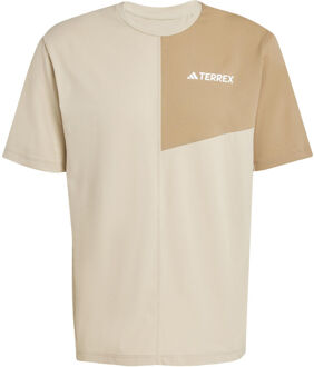 adidas Terrex MT Hardloopshirt Heren-Beige,Sand - S,M