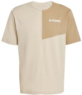 adidas Terrex MT Hardloopshirt Heren-Beige,Sand - XXL