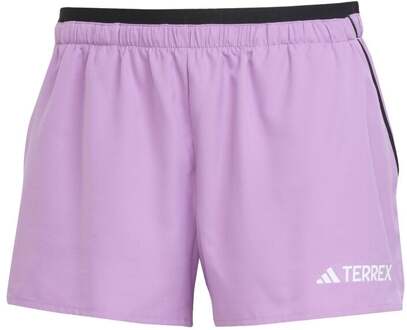 adidas Terrex MT Light 3in Hardloopshorts Dames-Paars - S