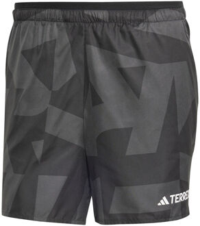adidas Terrex MT Light 5in Hardloopshorts Heren-Zwart,Grijs - S