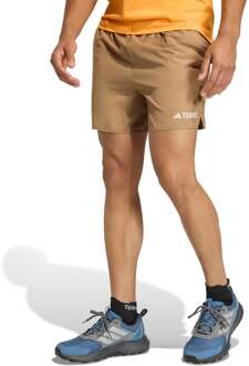 adidas Terrex MT Light 7in  Hardloopshorts Heren-bruin - S
