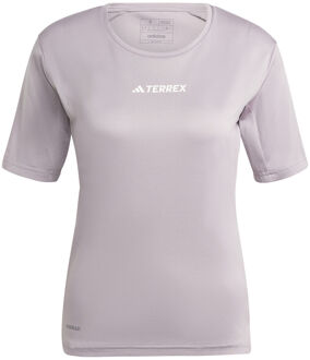adidas Terrex MT Tee Hardloopshirt Dames mauve - S