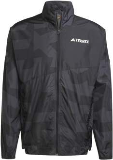 adidas Terrex MT Wind Hardloopjas Heren-Zwart - S,M,L,XL,XXL