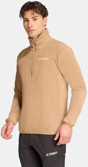 adidas Terrex Multi Essentials Half Zip Fleecetrui Bruin - L