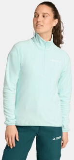 adidas Terrex Multi Essentials Half Zip Fleecetrui Dames Groen - L