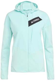 adidas Terrex TRK ClimaWarm Fleece Hardloopjas Dames-Turkoois - XL