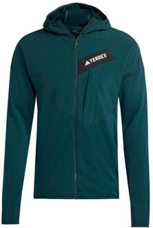 adidas Terrex TRK ClimaWarm Fleece Hardloopjas Heren-Groen - XL