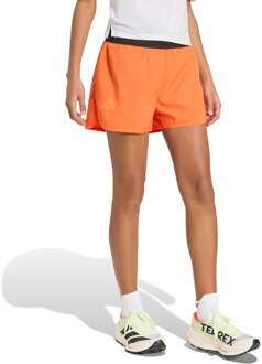 adidas Terrex XPR 5in Hardloopshorts Dames oranje - S