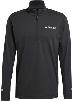 adidas Terrex XPR Half-Zip Hardloopshirt Heren-Zwart - S,M,L,XL