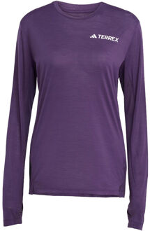 adidas Terrex XPR Hardloopshirt Dames-Paars - L