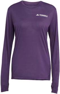 adidas Terrex XPR Hardloopshirt Dames-Paars lila - XS