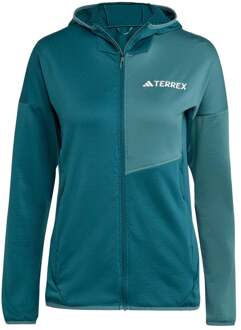 adidas Terrex XPR Light Fleece Hardloopjas Dames-Petrolblauw - M