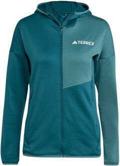 adidas Terrex XPR Light Fleece Hardloopjas Dames-Petrolblauw - XS
