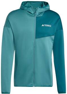 adidas Terrex XPR Light Fleece Hardloopjas Heren donkergroen