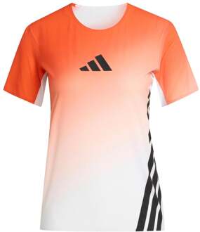 adidas Terrex XPR Pro  Hardloopshirt Dames-wit, oranje - L