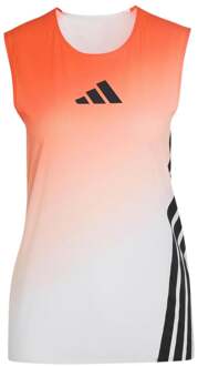 adidas Terrex XPR Pro  Hardloopshirt Dames-wit, oranje - M