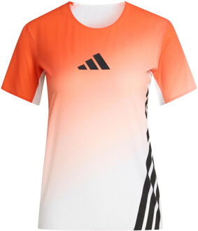 adidas Terrex XPR Pro  Hardloopshirt Dames-wit, oranje - S,M,L,XL