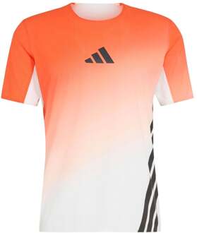adidas Terrex XPR Pro  Hardloopshirt Heren-wit, oranje - L