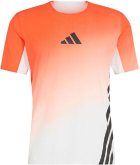adidas Terrex XPR Pro  Hardloopshirt Heren-wit, oranje - S,M,L,XL